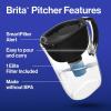 imageBrita Everyday Elite Water Filter Pitcher Removes 99 of Lead Includes 1 Filter 10Cup Capacity BlackBlack