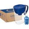 imageBrita Everyday Elite Water Filter Pitcher Removes 99 of Lead Includes 1 Filter 10Cup Capacity BlackBlue