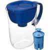 imageBrita Everyday Elite Water Filter Pitcher Removes 99 of Lead Includes 1 Filter 10Cup Capacity BlackBlue