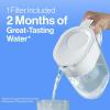 imageBrita Everyday Elite Water Filter Pitcher Removes 99 of Lead Includes 1 Filter 10Cup Capacity BlackWhite