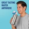 imageBrita Stainless Steel Premium Filtering Water Bottle BPAFree Reusable Insulated Replaces 300 Plastic Water Bottles Filter Lasts 2 Months or 40 Gallons Includes 1 Filter Glacier  20 ozStainless Steel