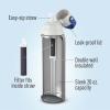imageBrita Stainless Steel Premium Filtering Water Bottle BPAFree Reusable Insulated Replaces 300 Plastic Water Bottles Filter Lasts 2 Months or 40 Gallons Includes 1 Filter Glacier  20 ozStainless Steel