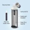 imageBrita Stainless Steel Premium Filtering Water Bottle BPAFree Reusable Insulated Replaces 300 Plastic Water Bottles Filter Lasts 2 Months or 40 Gallons Includes 1 Filter Glacier  20 ozCarbon