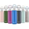 imageBrita Stainless Steel Premium Filtering Water Bottle BPAFree Reusable Insulated Replaces 300 Plastic Water Bottles Filter Lasts 2 Months or 40 Gallons Includes 1 Filter Glacier  20 ozStainless Steel