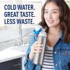 imageBrita Stainless Steel Premium Filtering Water Bottle BPAFree Reusable Insulated Replaces 300 Plastic Water Bottles Filter Lasts 2 Months or 40 Gallons Includes 1 Filter Glacier  20 ozStainless Steel