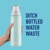 imageBrita Stainless Steel Premium Filtering Water Bottle BPAFree Reusable Insulated Replaces 300 Plastic Water Bottles Filter Lasts 2 Months or 40 Gallons Includes 1 Filter Glacier  20 ozGlacier