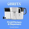 imageBrita Standard Water Filter for Pitchers and Dispensers BPAFree Reduces Copper Cadmium and Mercury Impurities Lasts Two Months or 40 Gallons Includes 2 Filters2 Count
