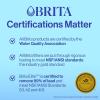 imageBrita Water Pitcher Metro Elite Filter Removes 99 of Lead Includes 1 Filter 6Cup Capacity WhiteBlack