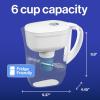 imageBrita Water Pitcher Metro Elite Filter Removes 99 of Lead Includes 1 Filter 6Cup Capacity WhiteWhite
