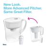 imageBrita Water Pitcher Metro Elite Filter Removes 99 of Lead Includes 1 Filter 6Cup Capacity WhiteWhite