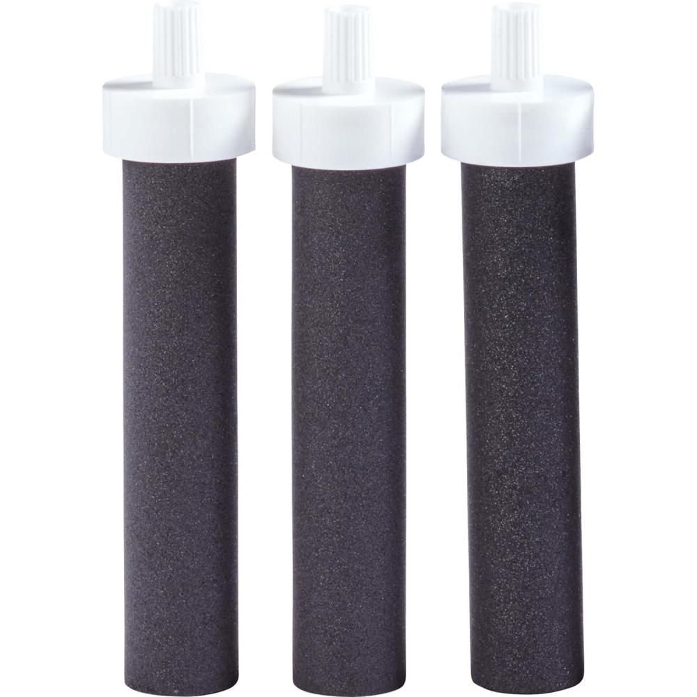 imageBrita Water Bottle Replacement Filters BPAFree Replaces 1800 Plastic Water Bottles a Year Lasts Two Months or 40 Gallons Includes 3 Filters