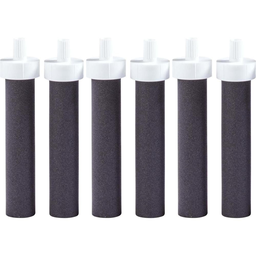 imageBrita Water Bottle Replacement Filters BPAFree Replaces 1800 Plastic Water Bottles a Year Lasts Two Months or 40 Gallons Includes 6 Filters6 ct