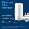 imageBrita Faucet Mount Water Filter System White NoWait Filtration Easy Install MultiUse Tap Water Filter for Kitchens Bathrooms ampamp Small Spaces1