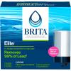 imageBrita Faucet Water Filter for Sink Water Filtration System BPAFree Reduces 99 of Lead Replaces 750 Plastic Water Bottles Lasts Four Months or 100 Gallons Includes 2 Filters Chrome