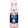 imageBrita HardSided Plastic Premium Filtering Water Bottle BPAFree Reusable Replaces 300 Plastic Water Bottles Filter Lasts 2 Months or 40 Gallons Includes 1 Filter Blush  36 oz