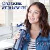 imageBrita HardSided Plastic Premium Filtering Water Bottle BPAFree Reusable Replaces 300 Plastic Water Bottles Filter Lasts 2 Months or 40 Gallons Includes 1 Filter Night Sky  26 oz