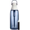 imageBrita HardSided Plastic Premium Filtering Water Bottle BPAFree Reusable Replaces 300 Plastic Water Bottles Filter Lasts 2 Months or 40 Gallons Includes 1 Filter Night Sky  36 oz