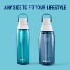 imageBrita HardSided Plastic Premium Filtering Water Bottle BPAFree Reusable Replaces 300 Plastic Water Bottles Filter Lasts 2 Months or 40 Gallons Includes 1 Filter Night Sky  36 oz