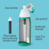 imageBrita Insulated Filtered Water Bottle with Straw Reusable Stainless Steel Metal Blue Jay 20 OunceJade