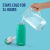 imageBrita Insulated Filtered Water Bottle with Straw Reusable Stainless Steel Metal Blue Jay 20 OunceJade