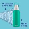 imageBrita Insulated Filtered Water Bottle with Straw Reusable Stainless Steel Metal Blue Jay 20 OunceJade