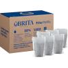 imageBrita Refillable Water Filter Refill Packs for Pitchers and Dispensers BPAFree 80 Less Plastic Each Lasts Two Months For Use with Refillable Shell Sold Separately 3 Filters6 Refills