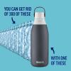 imageBrita Stainless Steel Premium Filtering Water Bottle BPAFree Reusable Insulated Replaces 300 Plastic Water Bottles Filter Lasts 2 Months or 40 Gallons Includes 1 Filter Carbon  32 oz32 Ounces