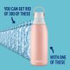 imageBrita Stainless Steel Premium Filtering Water Bottle BPAFree Reusable Insulated Replaces 300 Plastic Water Bottles Filter Lasts 2 Months or 40 Gallons Includes 1 Filter Rose  32 oz32 Ounces