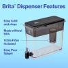 imageBrita UltraMax Large Water Dispenser with 1 BritaPlus Filter 27 Cup capacity Black Package May VaryBlack