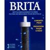 imageBrita Water Bottle Replacement Filters BPAFree Replaces 1800 Plastic Water Bottles a Year Lasts Two Months or 40 Gallons Includes 3 Filters