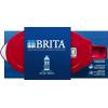 imageBrita Water Filter Pitcher for Tap and Drinking Water with 1 Standard Filter Lasts 2 Months 6Cup Capacity BPA Free Red