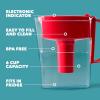 imageBrita Water Filter Pitcher for Tap and Drinking Water with 1 Standard Filter Lasts 2 Months 6Cup Capacity BPA Free Red