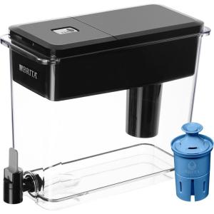 imageBrita Water Dispenser UltraMax Elite Filter Removes 99 of Lead Includes 1 Filter 27Cup Capacity Black