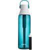 imageBrita HardSided Plastic Premium Filtering Water Bottle BPAFree Reusable Replaces 300 Plastic Water Bottles Filter Lasts 2 Months or 40 Gallons Includes 1 Filter Sea Glass  26 oz