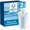 imageBrita Plus Water Filter BPAFree HighDensity Replacement Filter for Pitchers and Dispensers Reduces 2x Contaminants Lasts Two Months or 40 Gallons Includes 4 Filters2 Count