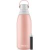 imageBrita Stainless Steel Premium Filtering Water Bottle BPAFree Reusable Insulated Replaces 300 Plastic Water Bottles Filter Lasts 2 Months or 40 Gallons Includes 1 Filter Rose  32 oz32 Ounces