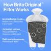imageBrita Large 10 Cup Water Filter Pitcher 1 BritaPlus Filter Everyday Clear Package May VaryWhite