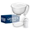 imageBrita Large 10 Cup Water Filter Pitcher 1 BritaPlus Filter Everyday Clear Package May VaryWhite