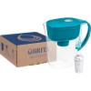 imageBrita Small 6 Cup Water Filter Pitcher 1 BritaPlus Filter Metro Clear Package May VaryTurquoise