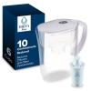 imageBrita Small 6 Cup Water Filter Pitcher 1 BritaPlus Filter Metro Clear Package May VaryClear